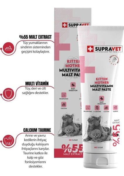 Kitten & Mothermulti Vitamin Malt Paste 100 gr