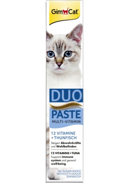 Duo Paste Tuna Balıklı Multi Vitamin Kedi Macunu 50GR