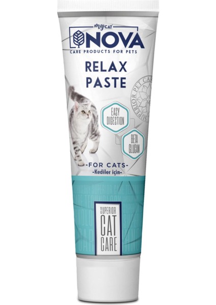 Relax Kediler Için Sindirim Destekleyici Paste 100GR