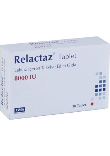 Ilaç Assos Relactaz 30 Tablet