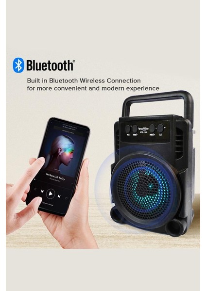 Gts 1360 Wireless Bluetooth Speaker Extra Bass Hoparlör