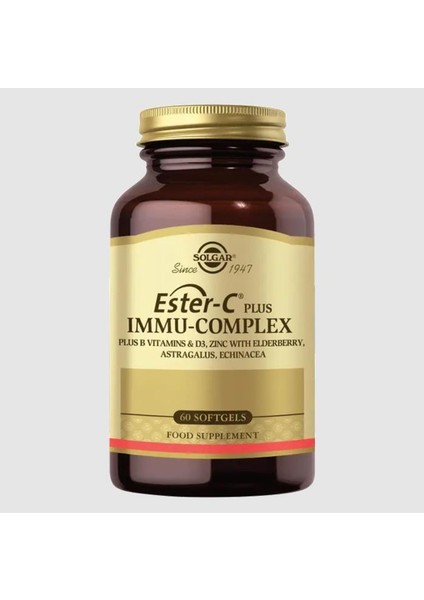 Ester-C Plus Immu-Complex 60 Yumuşak Kapsül