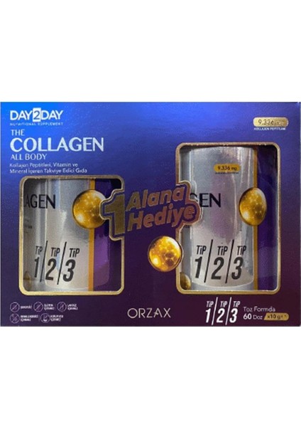 The Collagen All Body Toz 300 Gr - 1 Alana 1 Bedava