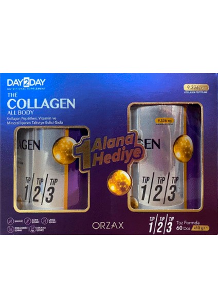 The Collagen All Body Toz 300 Gr - 1 Alana 1 Bedava