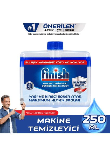 Temizlik ve Bakım Seti (Parlatıcı 400 Ml+Makine Temizleyici Sıvı 250 ml + Tuz 500 Gr) X2 Adet