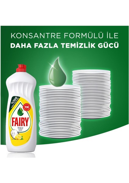 Faıry Sıvı Bulaşık Deterjanı Limon 650 ml x 2 Adet