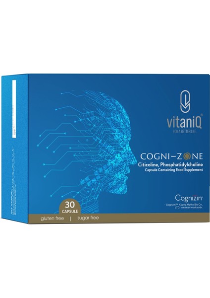 Cognizone Sitikolin, Fosfotidilkolin Içeren Kapsül Takviye Edici Gıda