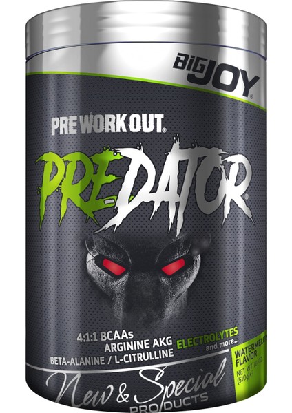 Predator Preworkout Beta-Alanıne L-Cıtrulline Amino Asit Karpuz Aroma 510g