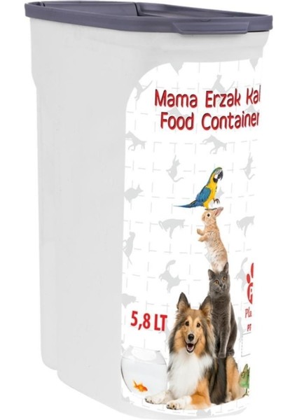 Pet Mama Saklama Kabı | 5,8 Lt.