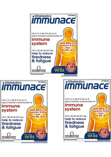 Immunace Vitabiotics Immunace 30 Tablet 3 Lü
