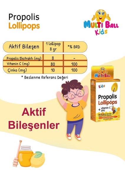 Kids Propolis Lollipop indirimleri