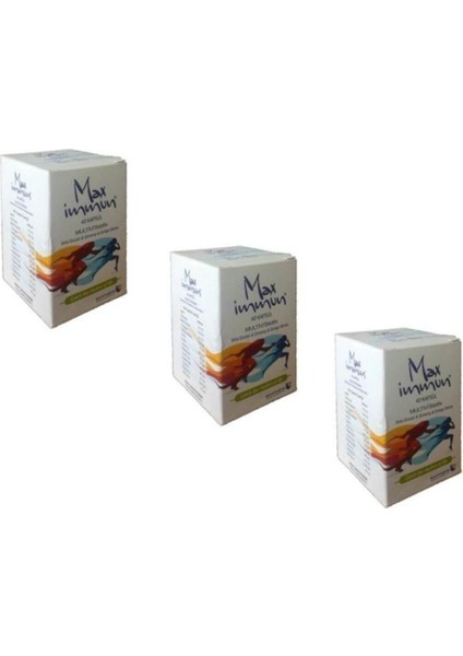 40 Kapsül Multivitamin 3'lü Paket