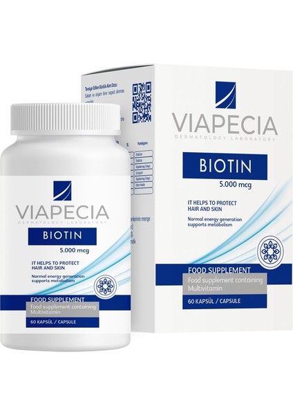 Biotin 5000 Mcg 60 Adet