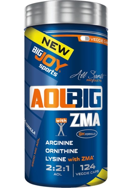 Bigjoy Aol Big Zma 124 Kapsül Komplex Arjinin