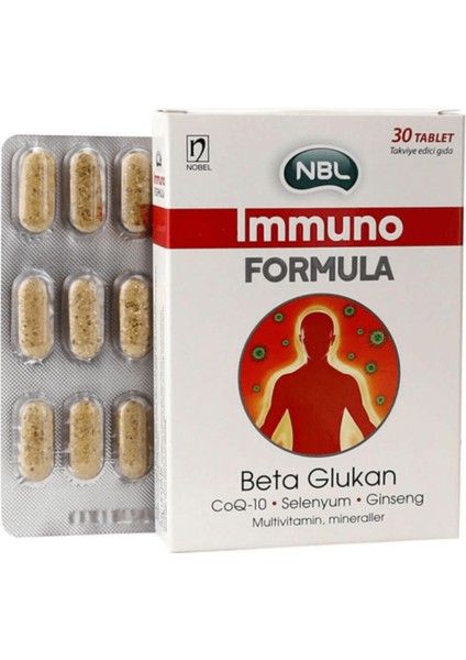 Immuno Formula Selenyum + Beta Glukan 30 Tablet