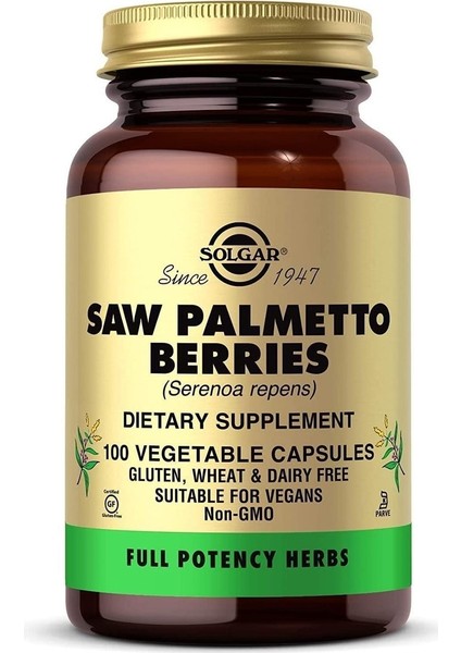 Saw Palmetto Berries 100 Kapsül