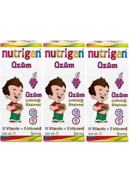 Üzüm Şurup 200 Ml X 3 Adet