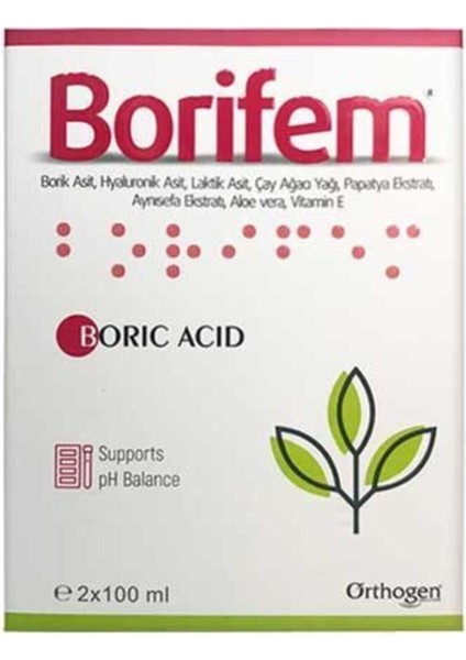 Borifem Vajinal Duş 200 Ml