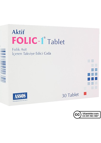 Folic 1 30 Tablet