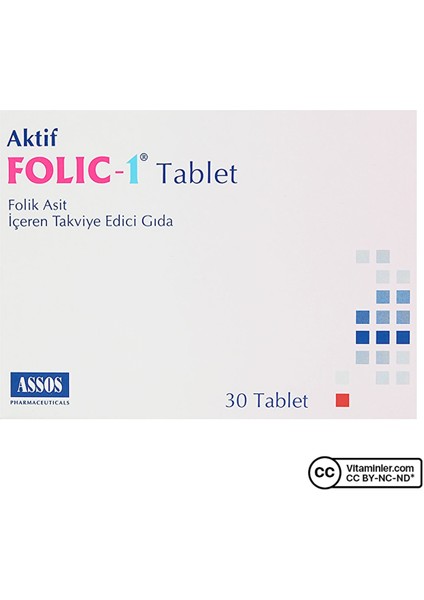 Folic 1 30 Tablet