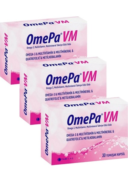 Omepa Vm 30 Kapsül Avantajlı Paket-Tabılaç.032