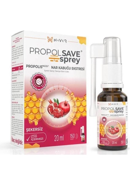 Propolis Nar Ekstresi Içeren Sprey 20 Ml