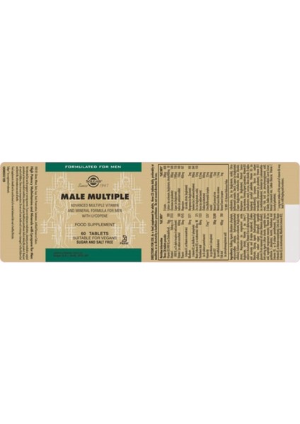 Male Multiple 60 Tablet