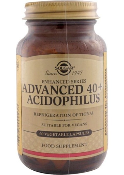 Advanced 40 + Acidophilus 60 Kapsül