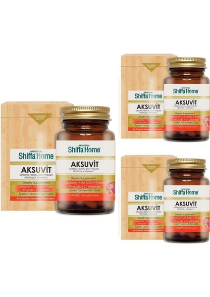 Aksuvit Tablet X 3 Adet
