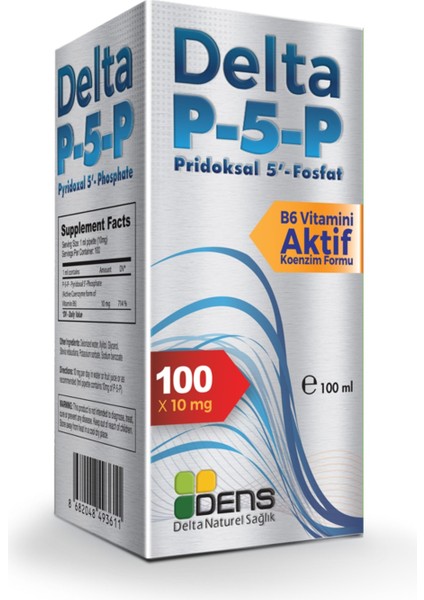 Delta P-5-P , Pridoksal 5-Fosfat 100 Ml Av104