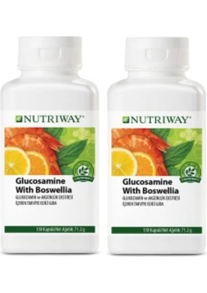 Glucosamine With Boswellia Nutrıway™(150 Kapsül) Glucosamine With Boswellia (150 Kapsül)