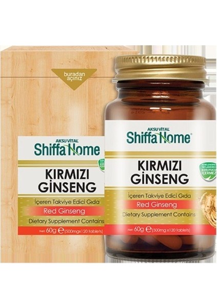 Ginseng 500 Mg 120 Tablet
