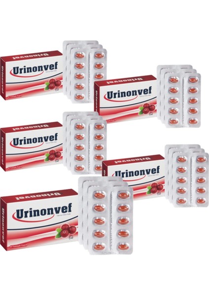 Cranberry 30 Kapsül X 5 Adet