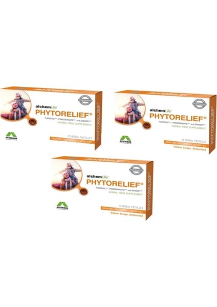 Phytorelıef 12 Herbal Pastılles X 3 Adet