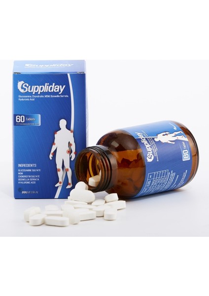 60 Tablet Glukozamin Kondroitin Msm Hyaluronik Asit Içeren Takviye Edici Gıda fiyatları