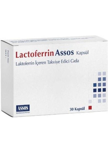 Ilaç Assos Lactoferrin 30 Kapsül
