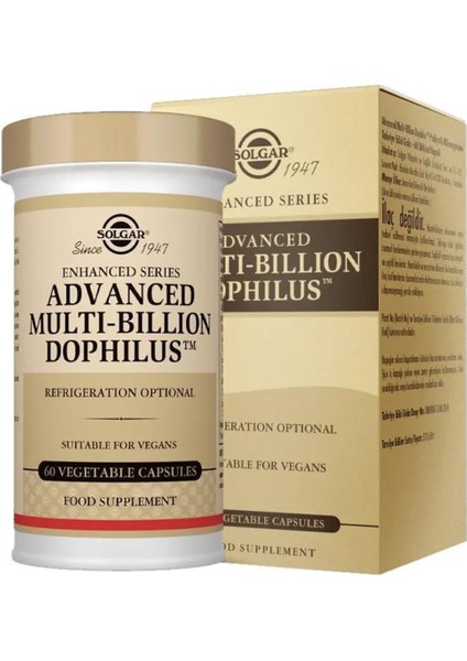 Advanced Multi-Billion Dophilus 60 Kapsül