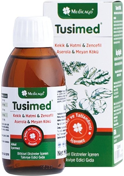 Medicago Tusimed Şurup 150 Ml