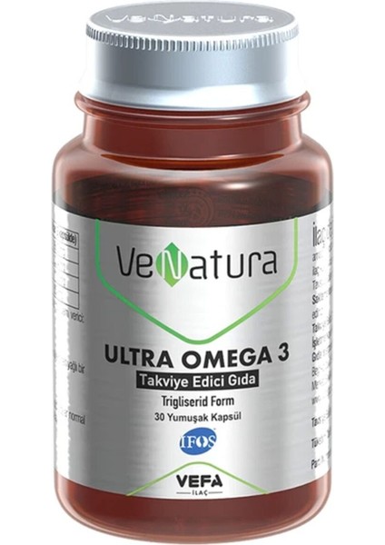 Ultra Omega 3 30 Yumuşak Kapsül
