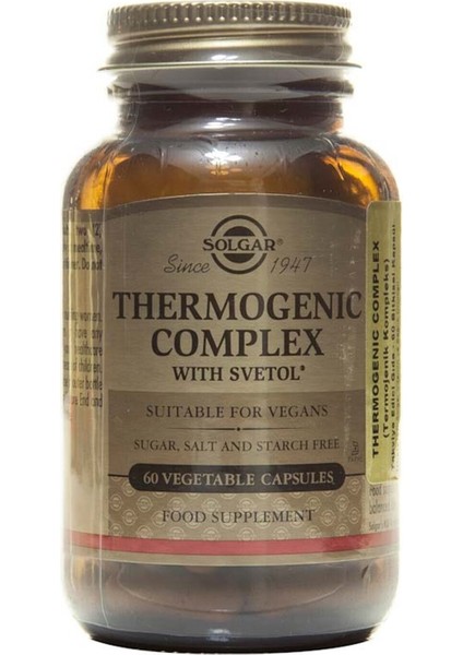 Thermogenic Complex With Svetol 60 Kapsül