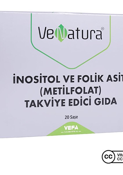 Inositol Ve Folik Asit 20 Saşe fiyatları