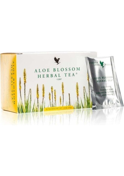 Forever Aloe Herbal Tea - Aloe Veralı Bitki Çayı -200 Düşük Kalorili ve Kafeinsiz