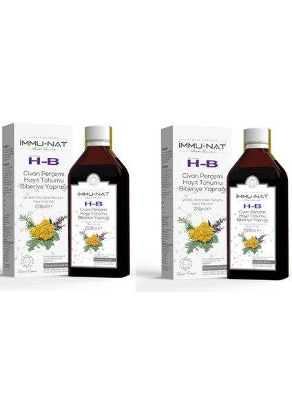 Immu-Nat Immunat Xp Tonis Hb 250 Ml *2 Adet