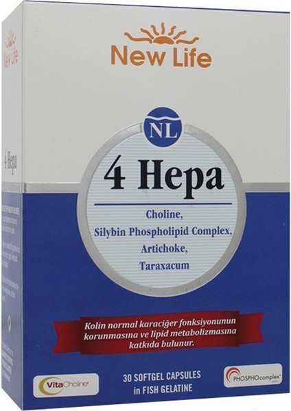 New Life 4 Hepa 30 Yumuşak Kapsül