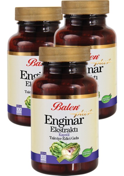 3 Kutu Enginar Plus Ekstraktı Kapsül 820 Mg X 100 Kapsül Kapsül