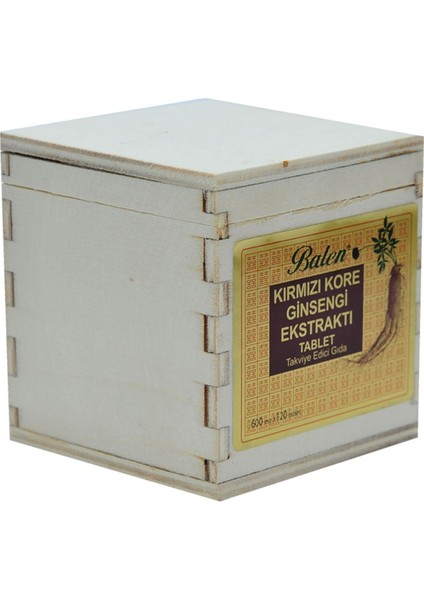 Kırmızı Kore Ginsengi Ekstraktı 120 Tablet modelleri
