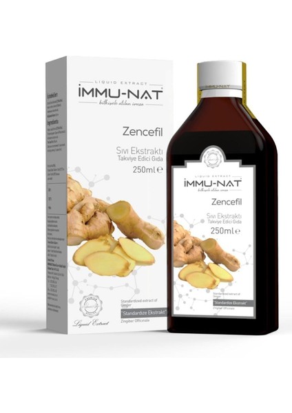 Immu-Nat Zencefil Ekstraktı 250ml