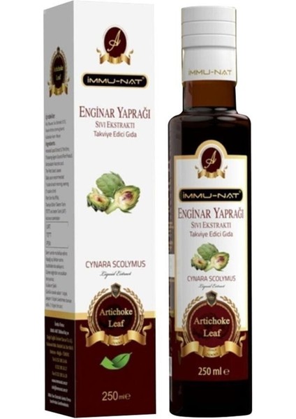 Immu-Nat Immunat Enginar Yaprağı Ekstraktı 250 Ml