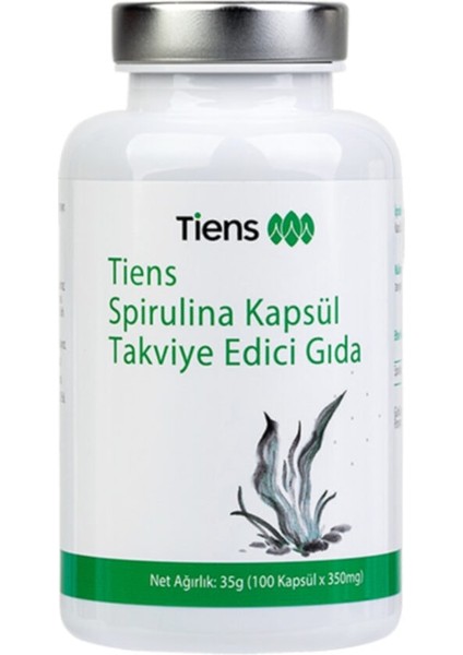 Spirulina Kapsül Takviye Edici Gıda