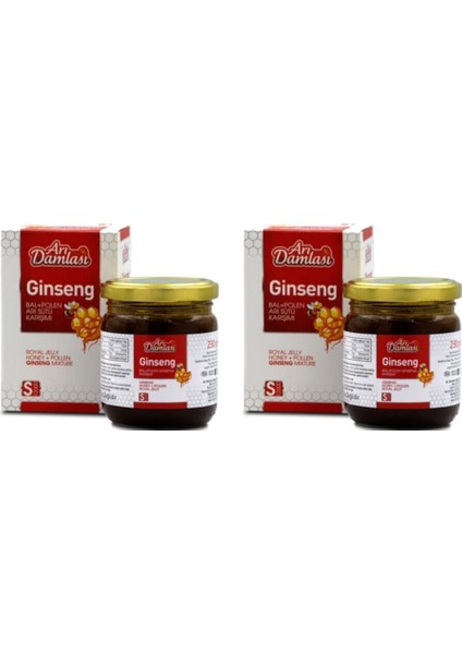 Ginsengli Bitkisel Karışım 2*230 Gr Arı Damlası Ginseng